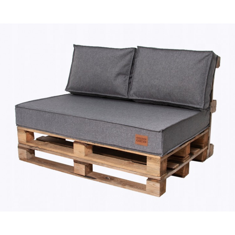 Paletové sedenie Golden Garden GG29 podsedák a vankúš 120cm x 80cm x 15cm Melange